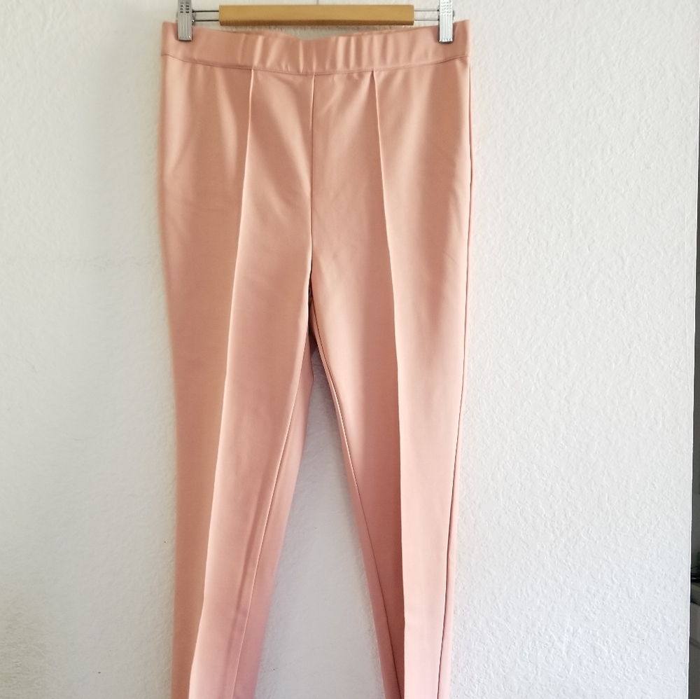 Marni Elastic Waistband Stirrup Pants Sand Pink Tan Size US 6 - Picture 5 of 9